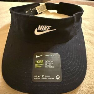 Nike Black Visor Hat